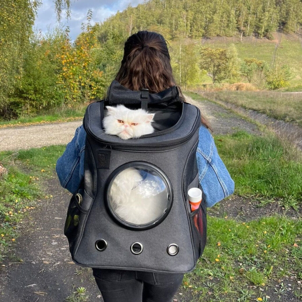 Kitty Voyager - Premium Cat Carrier Backpack Happy Tails