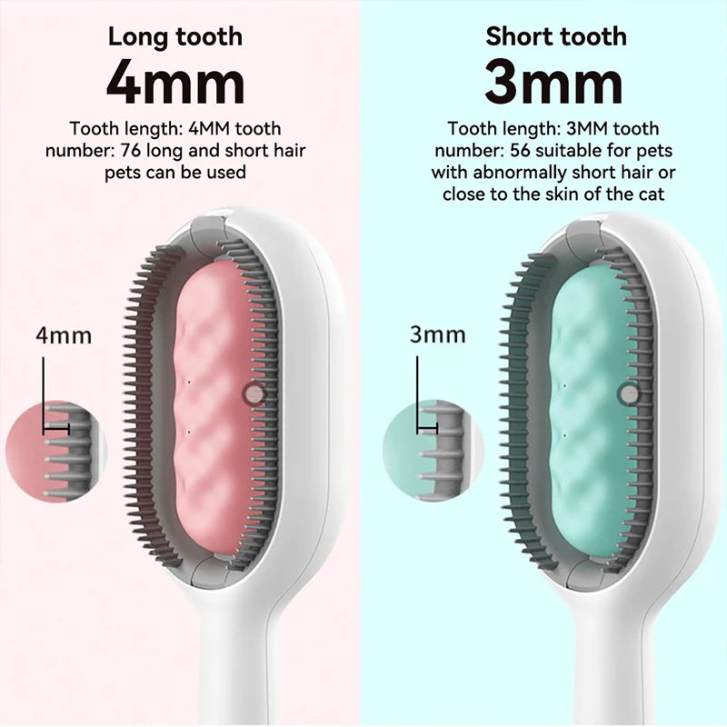 Pet Products Cat Comb for Cats Pet Hair Remover Brush Dog and Cat  Brush Accessories dogs Animal Cat Massage Grooming Wool Brush Happy Tails