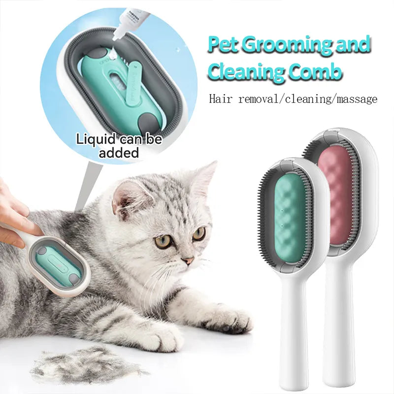 Pet Products Cat Comb for Cats Pet Hair Remover Brush Dog and Cat  Brush Accessories dogs Animal Cat Massage Grooming Wool Brush Happy Tails